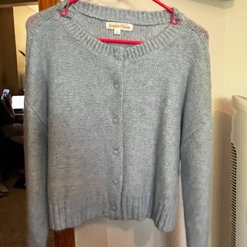 Sugar Moon Ice Blue Cardigan